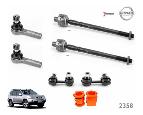 Kit Bieletas Terminales Cacahuates Gomas Nissan Xtrail 02-07