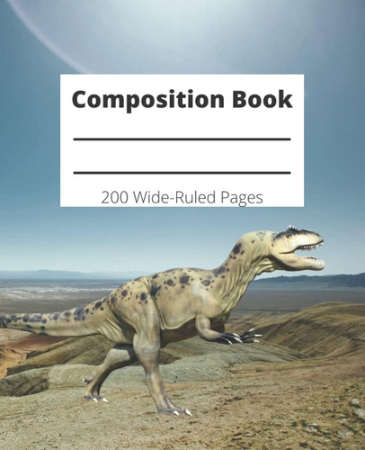 Libro: Composition Book: A 200 Page, Wide-ruled Composition 