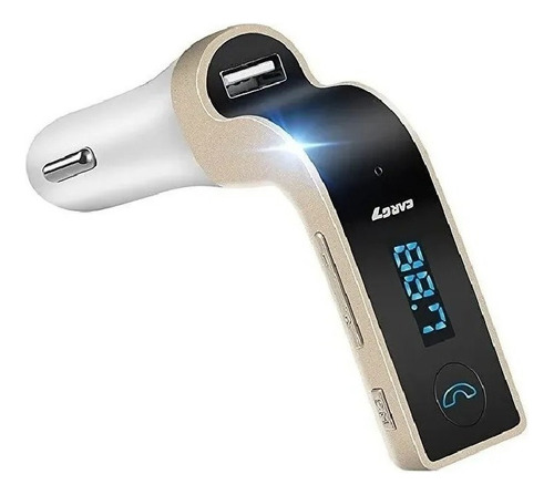 Bluetooth Transmisor Fm Auto Cargador Usb 3.5 Manos Libres