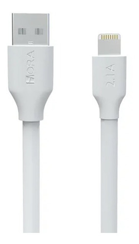 Cabo de carregamento e dados compatível com iPhone Lightning 2 m 1 hora