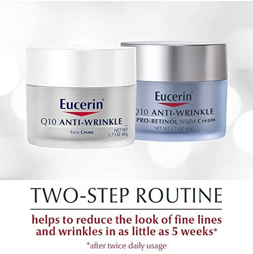 Eucerin Q10 Creme Facial Antirrugas + Q10 Pro Retinol Noite Tipo De Pele Todas