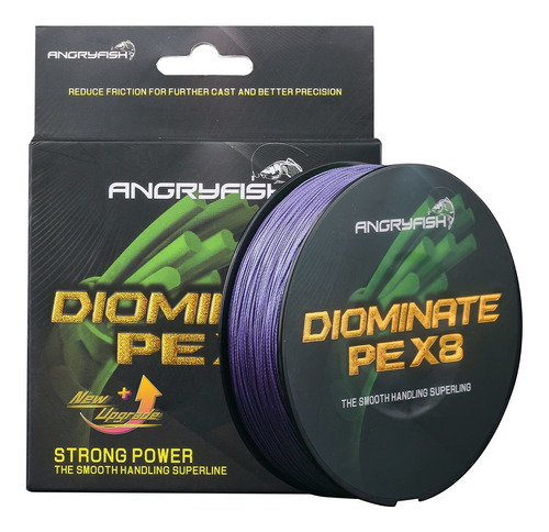 Angryfish Diominate Pe Linea 4 8 Hilo Trenzado Abrasion.