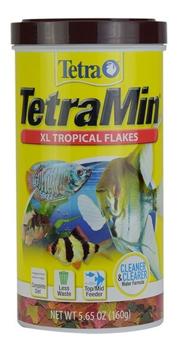 Tetramin Tropical Large Flakes 160 G Alimento Peces Hojuelas
