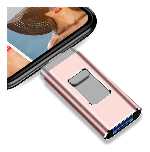 Unidad Flash Para iPhone 1000 Gb Memoria Usb Foto E Toma