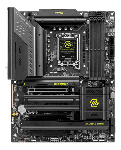 Board Msi Mag Z890 Tomahawk Wifi (socket Lga 1851) Color Negro