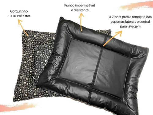Colchonete Cama Caminha Almofada Pet Impermeavel Cães Gatos