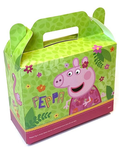 Pack 12 Cajas Para Dulces Y Sorpresa Cumpleaños Peppa Pig