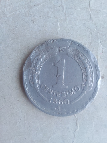 Moneda Chile 1 Centesimo De Escudo 1960