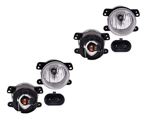 Kit Faros Niebla Jeep Wrangler 07/09 Depo