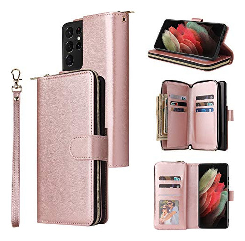 Compatible Congalaxy S21 Ultra Wallet 6463h