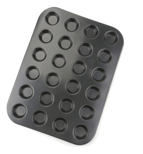 Lata Molde Horno Antiadherente 24 Cupcakes Mini Muffins