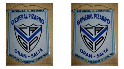 Banderin Grande 40cm General Pizarro Oran Salta