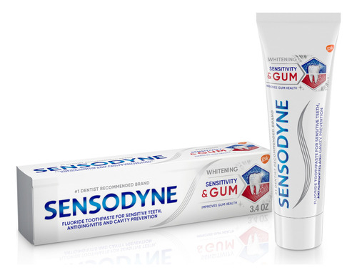 Pasta De Dientes Sensodyne Sensodyne Sensitivity & Gum White