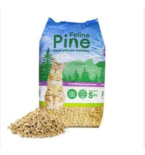 Arena Para Gato Feline Pine 10 Kg