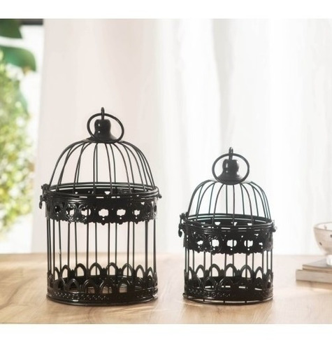 Imagen 1 de 2 de Set X 2 Jaulas De Metal De 24x15 Cm Y 20x10cm.