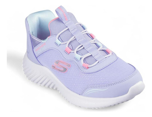 Zapatillas Niñas Skechers Slips In Bounder Lavanda