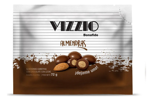 Vizzio Almendra X 72g X 3 Unidades