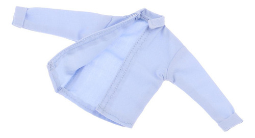 M Abrigo De Camisa A Escala 1/12 Para Accesorio De Azul Y