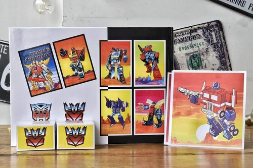 Álbum Los Transformers Serie En Tapa Dura