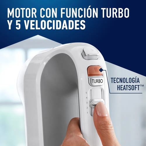 Batidora De Mano Oster Fpsthmamr-053 Tecnología Heatsoft