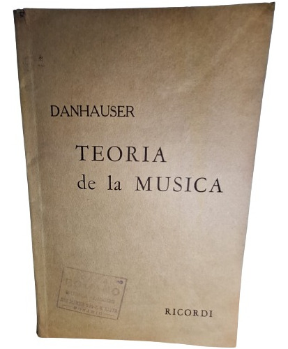 Teoria De La Música . Danhauser