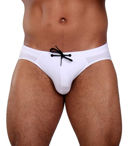 Traje De Baño Licra Bikini Brief Playa Natación Para Hombre