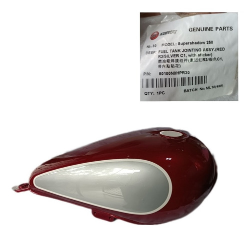 Imagen 2 de 6 de Tanque Gasolina Supershadow 250 Original Empire Keeway