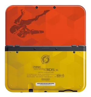 Nintendo New 3DS XL Samus Edition cor vermelho e dourado