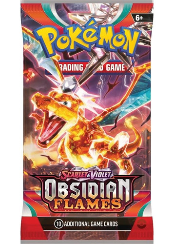 Pokemon Sobre Obsidian Flames - Booster Pack
