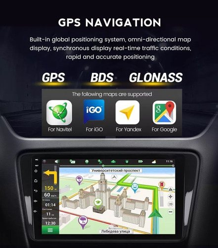 Autoradio Android Con Carplay Y Android Auto - 4 Ram + 64 Gb