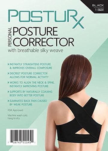 Faja Corrector De Postura Espalda Transpirable Posturx