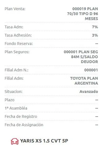 Plan De Ahorro Toyota Yaris
