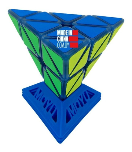 Imagen 8 de 9 de Cubo De Rubik Zcube 3x3x3 Pyramid Magic Cube