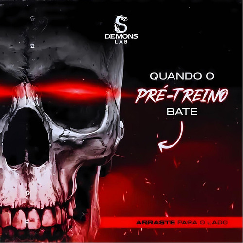 Kit Com 2x Pré Treino Crack 300g Demons Lab