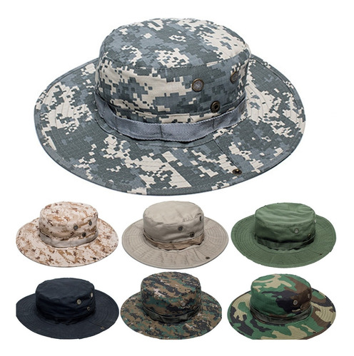 Sombrero Gorra Tactico Militar Airsoft Campismo Boonie Hat