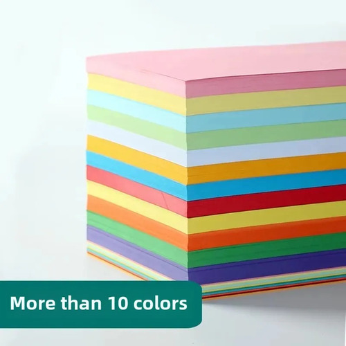 A4-80 G Azul Claro 100 Hojas/bolsa - Envío Gratis Colorido