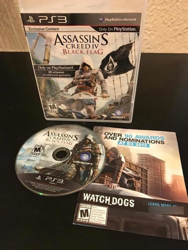 Juego Playstation 3 Assassins Creed Iv Black Flag FĂsico (Usado)