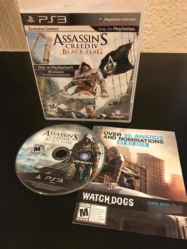 Juego Playstation 3 Assassins Creed Iv Black Flag Físico
