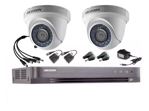 Camara Seguridad Kit Hikvision Dvr 7216 Full 1080 + 2 Domos