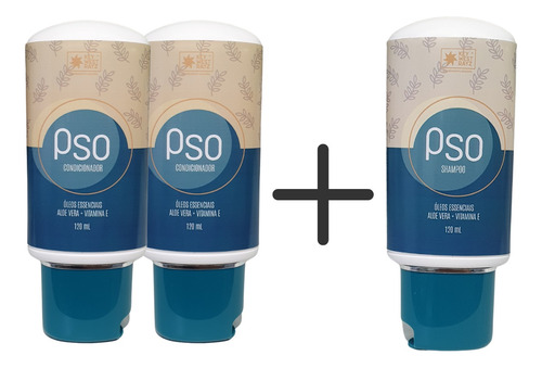 Kit 2x Condicionador + 1x Shampoo Psoríase Ultra Hidratação