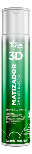  Matizador 3d Magic Color Green Blond Efeito Champagne 300ml