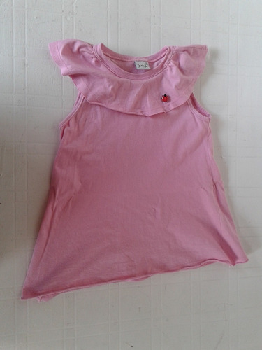 Musculosa Rosa Talle 12 Jungle Con Vaquita San Antonio