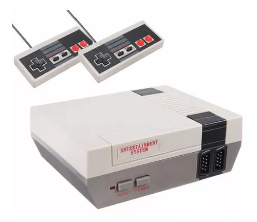 Mini Consola Retro Videojuegos Clásica 620 Juegos Com 2 Controles Color  Gris
