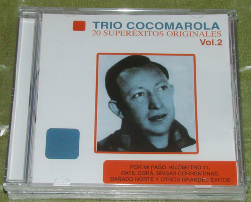 Trio Cocomarola 20 Superexitos Originales Vol. 2 Cd / Kktu 