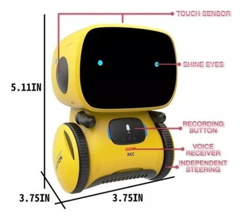 Sensor Táctil Interactivo De Voz De Robot Inteligente