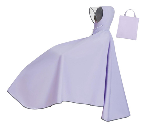 Poncho De Lluvia Para Bicicleta, Impermeable Con Capucha Par