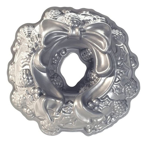 Nordic Ware Platinum Corona De Vacaciones Bundt Pan