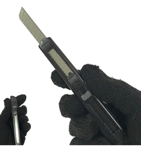 Kit 12 Estilete Precisão Retratil Profissional Corte Isopor