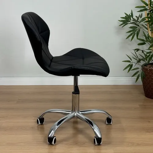 Cadeira Slim Eames Charles Eiffel Giratória Estofada