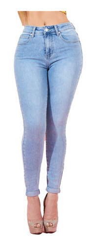 Pantalón De Mezclilla Koko Jean Para Dama Azul Mod. Ko1003